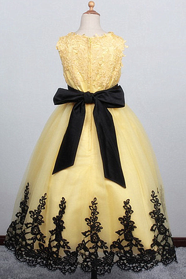 Bowknot Pearls Sashes Jewel Evening Dress Bowknot Pearls Sashes Jewel Evening Dress