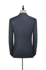 Ballbella has various cheap mens suits for prom, wedding or business. Shop this Julio Dark Grey Stripe Pattern Mens Suits for Formal with free shipping and rush delivery. Special offers are offered to this Dark Gray Single Breasted Notched Lapel Two-piece mens suits.