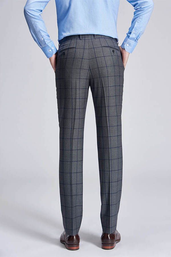 Large Checked Decent Dark Grey Mens Suits Sale Ballbella Large Checked Decent Dark Grey Mens Suits Sale Ballbella