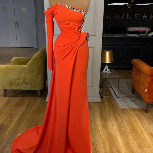 orange sequin dress long sleeve Coast Women's Sequin Batwing Midi Dress in Orange | Size: 6