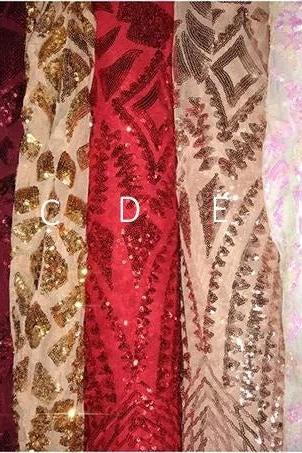 Long Sleevess V-neck Beading Patterns Long Mermaid Prom Gowns-Ballbella