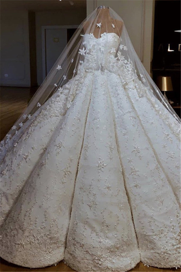 Ballbella offers Luxurious Strapless Ball Gown Wedding Dress at a good price ,all made in high quality, Extra coupon to save a heap.