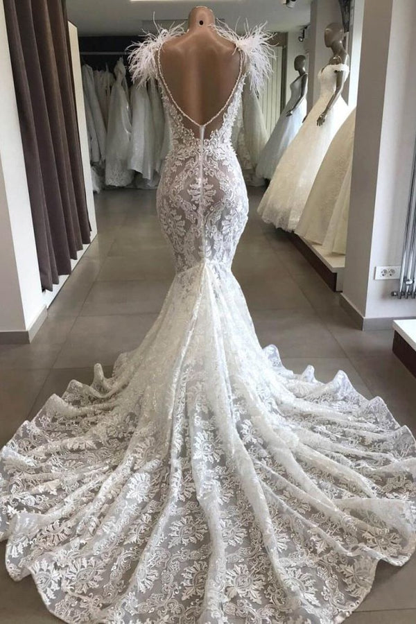 knee length dresses for ladies Berylove Women Princess White Wedding Dress with Appliques Lace A-Line Lace Up Tulle Corset Bridal Dress, White / US20W main image 0