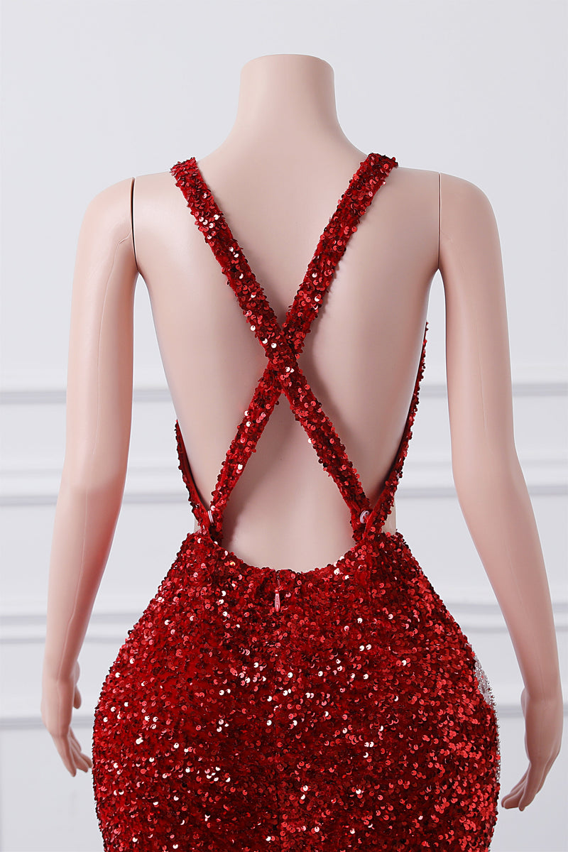 cross dress luxury Lovelzi Luxury Palace Style Jacquard Fabric Green Halter Backless Criss- Cross Tie A-Line Flare Dress For Dates,Vacations,Balls,Weddings,Graduations,Prom