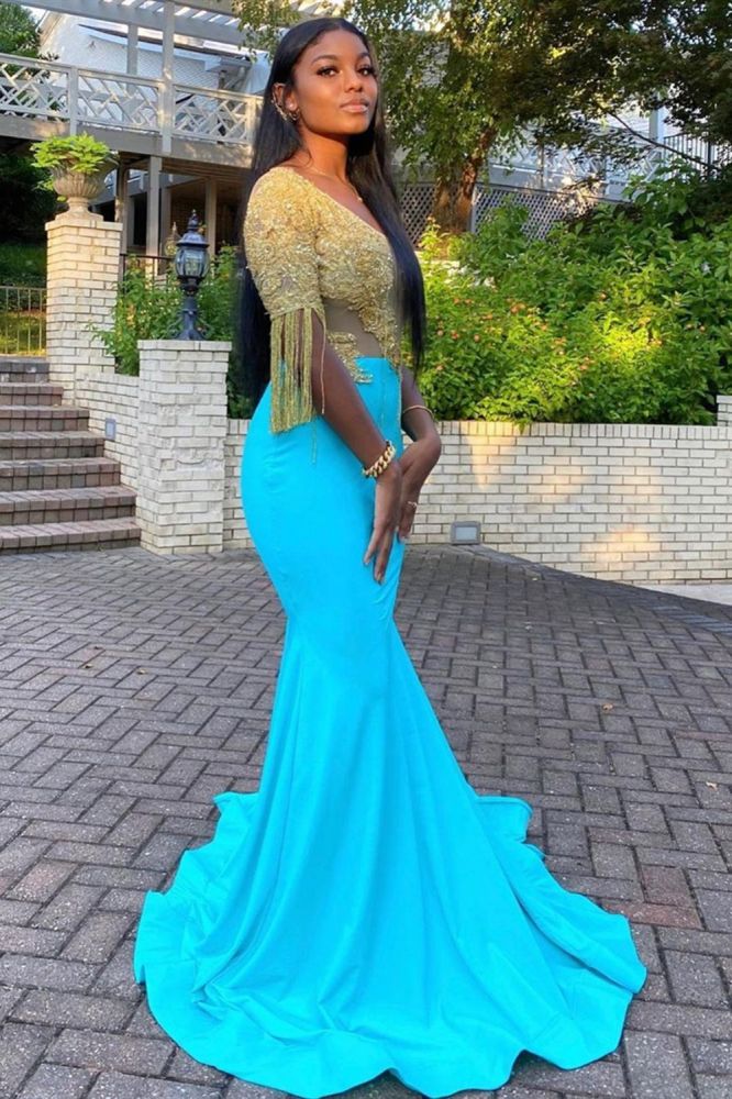 Ballbella offers Mermaid Evening Gowns Short Sleeve Appliques at a good price from Stretch Satin to Mermaid Floor-length hem. Gorgeous yet affordable Sleeveless Prom Dresses, Evening Dresses.