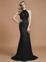 Mermaid Gorgeous Sleeveless Scoop Chiffon Bridesmaid Dresses-Ballbella