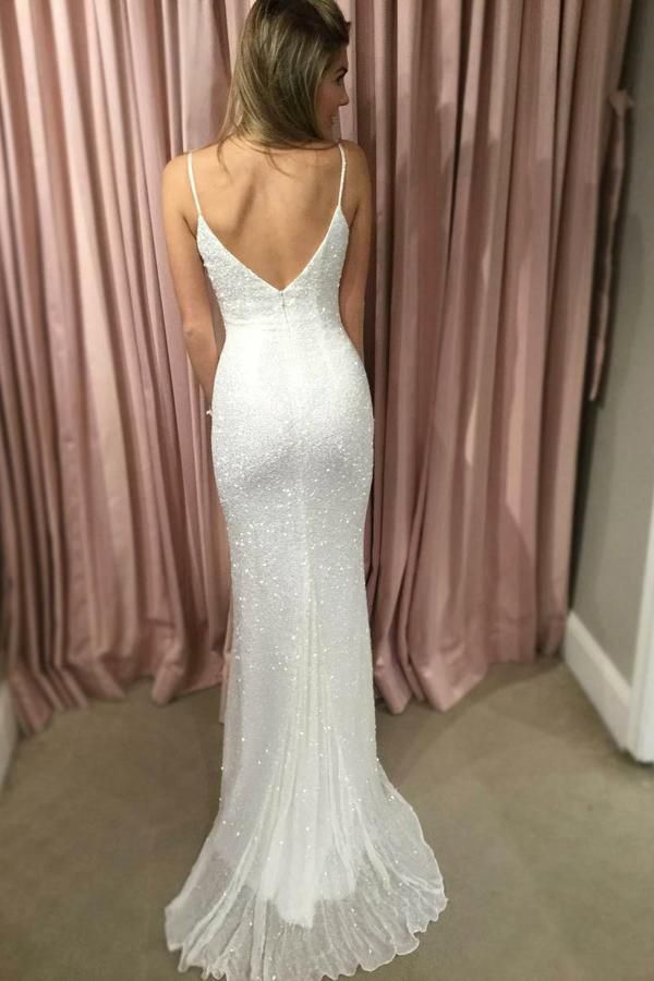 We have a great collection of  Mermaid Gorgeous Spaghetti-Strpas Sleeveless Prom Dresses for your choice. Welcome to buy high quality Prom Dresses at an affordable price from  Ballbella.