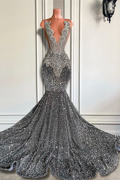 red dresses near me Red Tulle A-line Scoop Prom Dresses With Lace Appliques, Evening Gowns,  MP792
