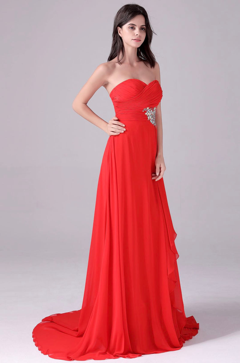 Mermaid Strapless Long Length Backless Mother’s dress-Ballbella