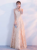Evening Dresses Blush Pink Long Halter Feathers Sleeveless Floor Length Graduation Dress wedding guest dress