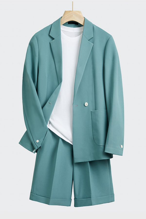 Modern Notched Lapel Designer Men Suits-Ballbella
