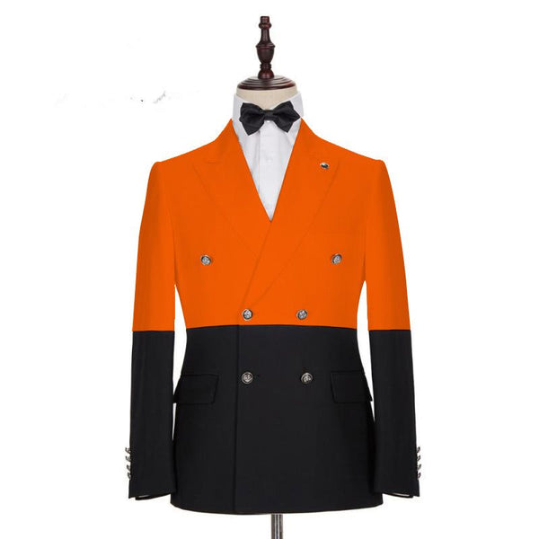 Modern Slim Fit Peaked Lapel Prom Outfits s-Ballbella