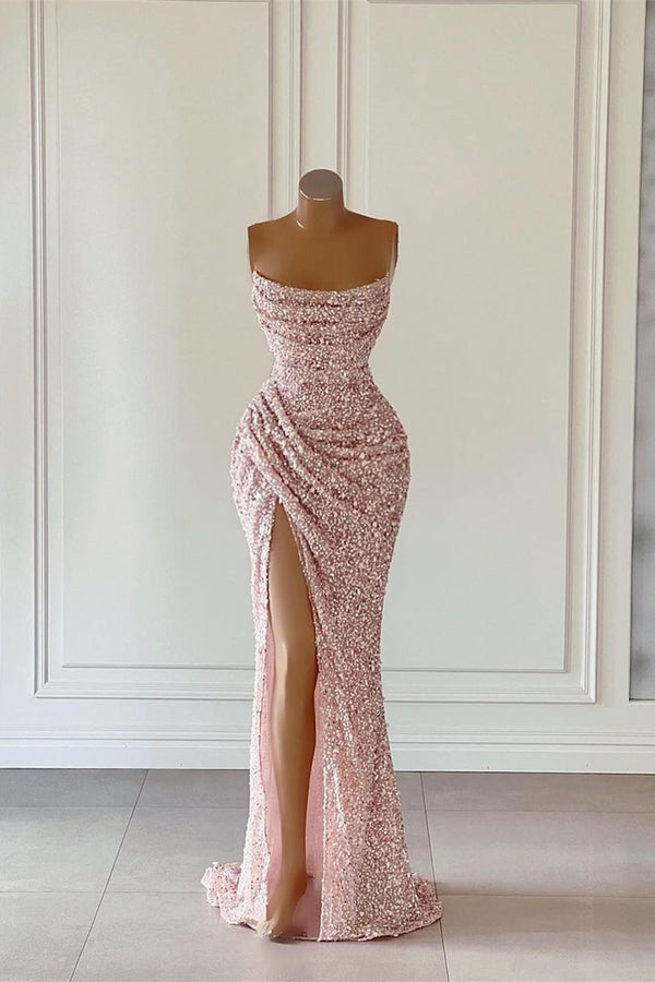 ballerina length evening dresses Women's Ballerina A-line Cap Sleeved Silk Ankle Length Dress S/M/L Pink MEAN BLVD Pink / L