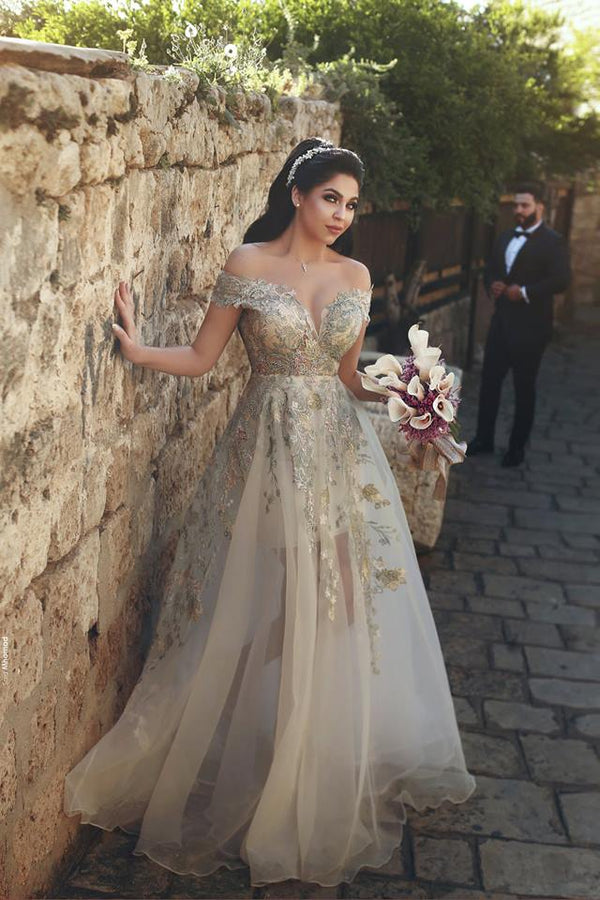 Ballbella custom made Off-the-Shoulder New Arrival Prom Party Gowns| Tulle Lace Appliques Evening Gowns. We offer extra coupons,  make in cheap and affordable price. We provide worldwide shipping and will make the dress perfect for everyone.