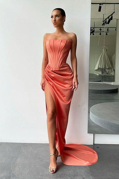 elegant and simple prom dresses Simple Elegant Sleeveless Long Evening Dress  misshow.com