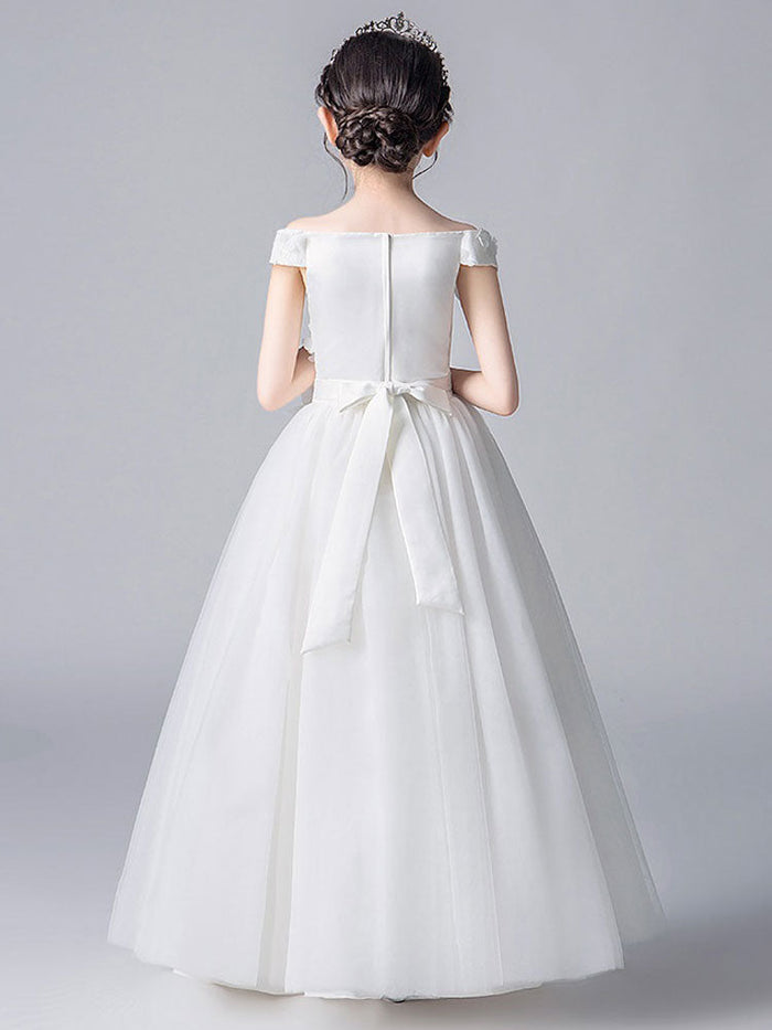 what is a formal dress for ladies SINGLE SHOULDER BOW DETAIL FLARE MIDI DRESS WITH POCKETS (WHITE) – Dress  Code Chic Official