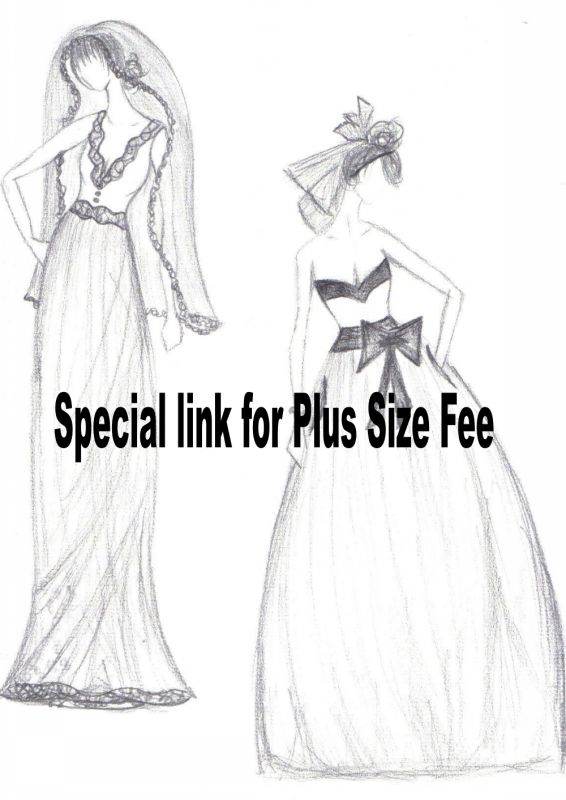 Plus Size Fee: US14W-18W for Dresses, 48-50 for Suits-Ballbella