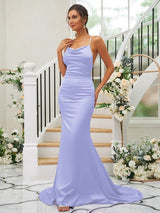 Pretty Square Sleeveless Bridesmaid Dresses-Ballbella
