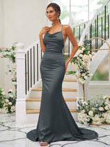 Pretty Square Sleeveless Bridesmaid Dresses-Ballbella