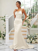 Pretty Square Sleeveless Bridesmaid Dresses-Ballbella