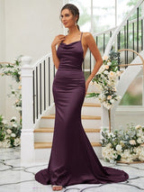 Pretty Square Sleeveless Bridesmaid Dresses-Ballbella