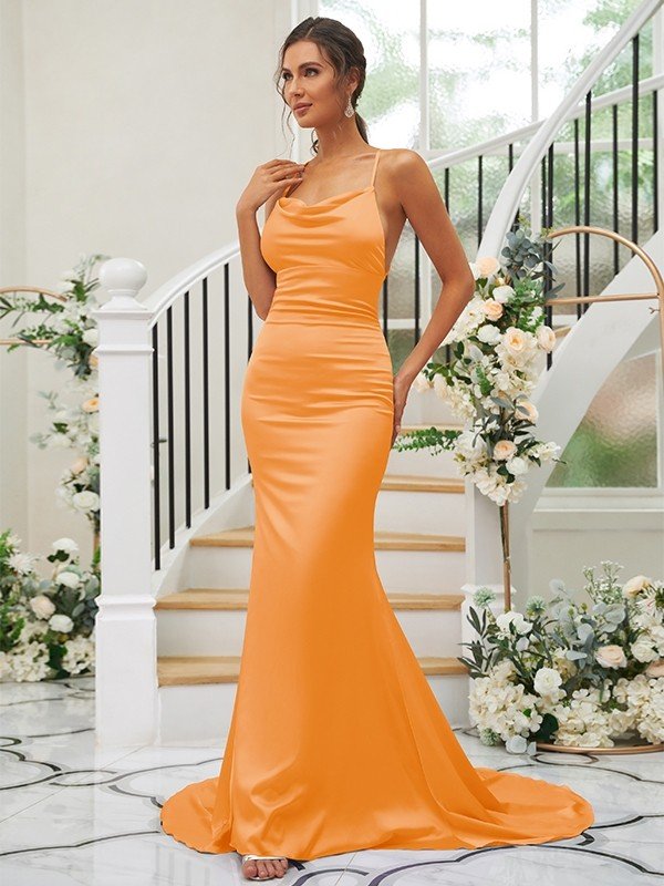 Pretty Square Sleeveless Bridesmaid Dresses-Ballbella