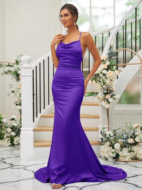Pretty Square Sleeveless Bridesmaid Dresses-Ballbella