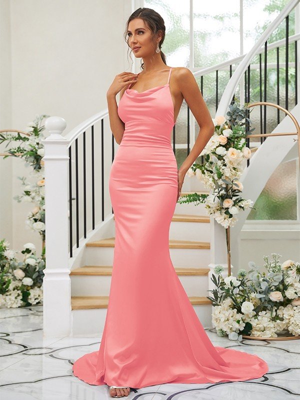 Pretty Square Sleeveless Bridesmaid Dresses-Ballbella