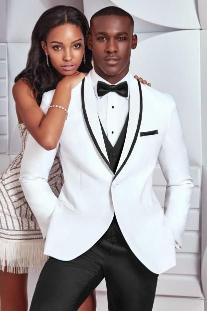 Pricey White Suits for Wedding Tuxedos Groom Bespoke Men Suits with one Buttons-Ballbella