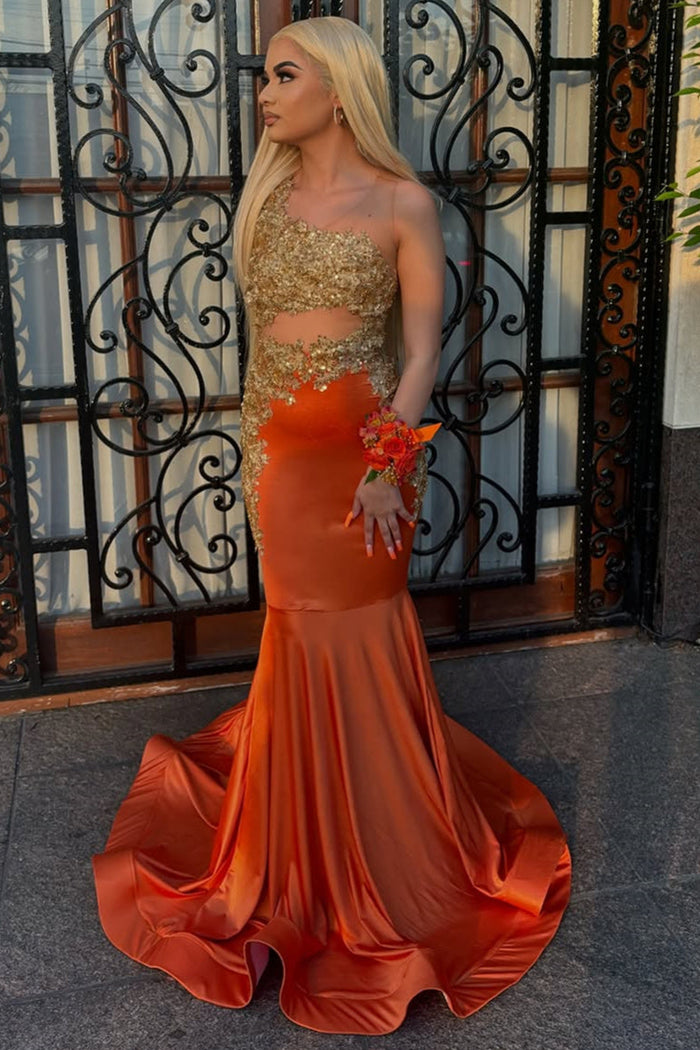 Red Satin Mermaid Column Gold Beaded Sleeveless Long Prom Dresses Red Satin Mermaid Column Gold Beaded Sleeveless Long Prom Dresses