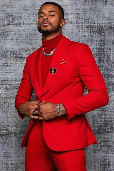 ✨SUIT SELECT オーダースーツ Red Party 定価11万円‼︎✨ Ramone Slim Fit Red Floral Jacquard Suit