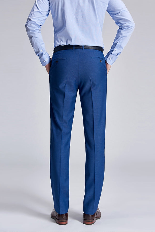 royal blue men dress pants INCOTEX Size 32 Royal Blue Solid Wool Zip Fly Dress Pants – Sui Generis  Designer Consignment