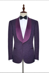 Ballbella has various cheap mens suits for prom, wedding or business. Shop this Sharp-looking Dark Purple One Button Wedding Tuxedos, Silk Shawl Lapel Jacquard Marriage Suits with free shipping and rush delivery. Special offers are offered to this Purple Single Breasted Shawl Lapel Two-piece mens suits.
