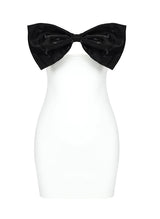Sheath Strapless Sleeveless Short/Mini Homecoming Dresses With Bow(s)-Ballbella