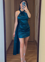 Sheath/Column Sleeveless Short/Mini Homecoming Dresses-Ballbella