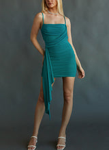 Sheath/Column Strapless Short Sleeves Short/Mini Homecoming Dresses-Ballbella