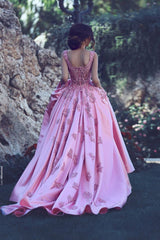 Customizing this New Arrival Sleeveless Candy Pink Evening Dresses On Sale Straps Appliques Chic Prom Dresses on Ballbella. We offer extra coupons,  make Prom Dresses, Evening Dresses in cheap and affordable price. We provide worldwide shipping and will make the dress perfect for everyone.