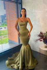 Ballbella offers Slim Mermaid Prom Party GownsCharming Spaghetti at a good price from Stretch Satin to Mermaid Floor-length hem. Gorgeous yet affordable Sleeveless Prom Dresses, Evening Dresses.