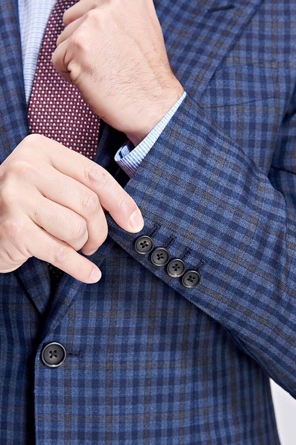 This Small Checked Pattern Gentle Mens Suits, Peak Lapel Blue Suits for Men at Ballbella comes in all sizes for prom, wedding and business. Shop an amazing selection of Peaked Lapel Single Breasted Blue mens suits in discount price.