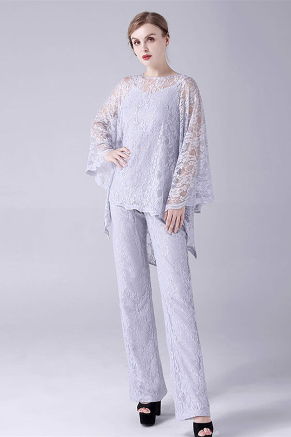 Spaghetti strap sleeveless lace vintage mother's suit-Ballbella