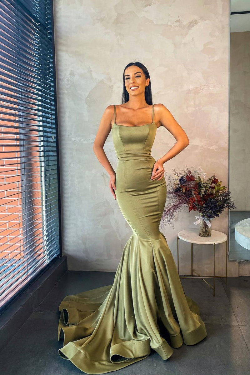 spaghetti strap chiffon maxi dress KissProm