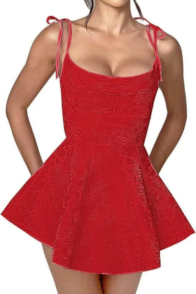 Satin Short Homecoming Dresses-Bridelily  Ballbella