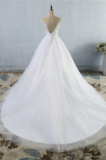 This Strapless Lace Appliques Ball Gown Wedding Dresses at Ballbella comes in all sizes and colors. Shop a selection of formal dresses for special occasion and weddings at reasonable price.