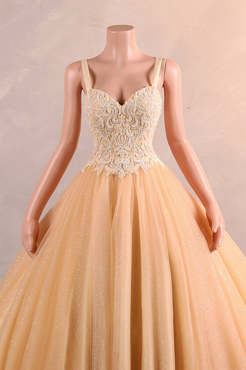 Straps Sparkle Ball Gown Sleeveless Beaded Quince Dresses Straps Sparkle Ball Gown Sleeveless Beaded Quince Dresses