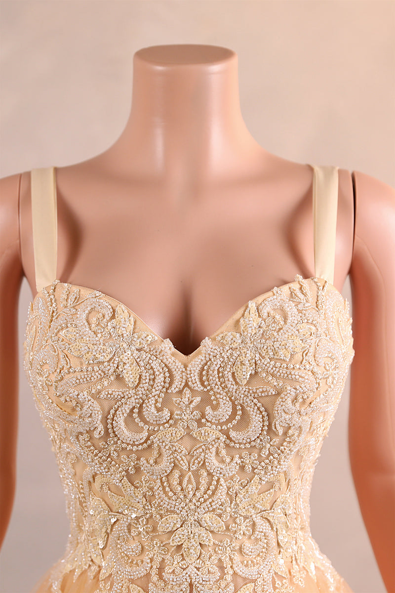 beige quince dresses Stunning 25 Beige Quinceanera Masquerade corset wedding dress with Appliques and Lace - Perfect for Prom, Sweet 16, Birthday Parties