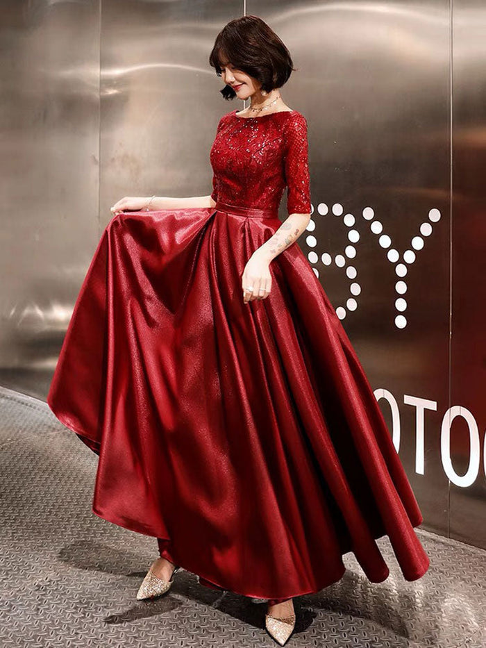 evening dresses maroon Maroon Mermaid Formal Dresses Deep V neck Burgundy Sexy Prom Dresses APD3472