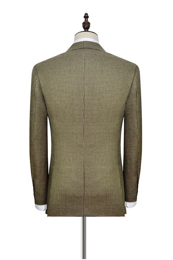 Three Pockets with Flaps Aureate Mens Suits Peak Lapel Suits for Formal-Ballbella