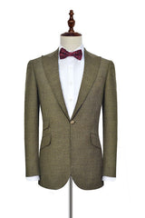 Three Pockets with Flaps Aureate Mens Suits Peak Lapel Suits for Formal-Ballbella