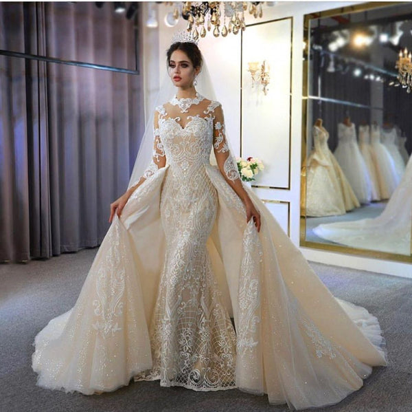 Wanna get a perfect dress for your big day? Check out this overskirt wedding dress at ballbella, 1000+ option, fast delivery worldwide.