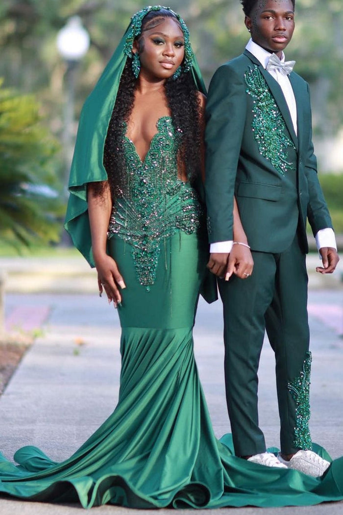 trumpet mermaid sweep train prom dresses v neck jersey sleeveless Stacees 2026 Slit Prom Dress Trumpet/Mermaid Cowl Neck